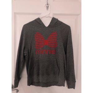 Women’s Minnie Mouse Grey Hoodie!
